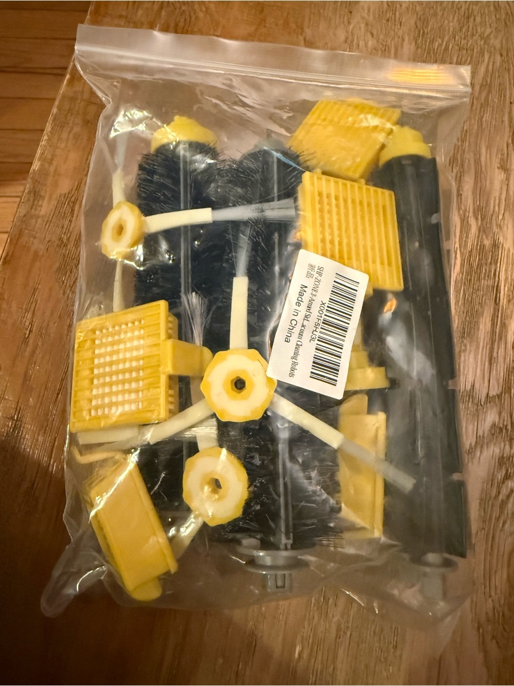 Roomba Vacuum Brush Roller Set with Yellow Plastic Hubs